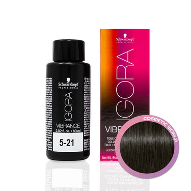 SCHWARZKOPF - IGORA VIBRANCE_Igora Vibrance 5-21 Light Brown Ash_Cosmetic World
